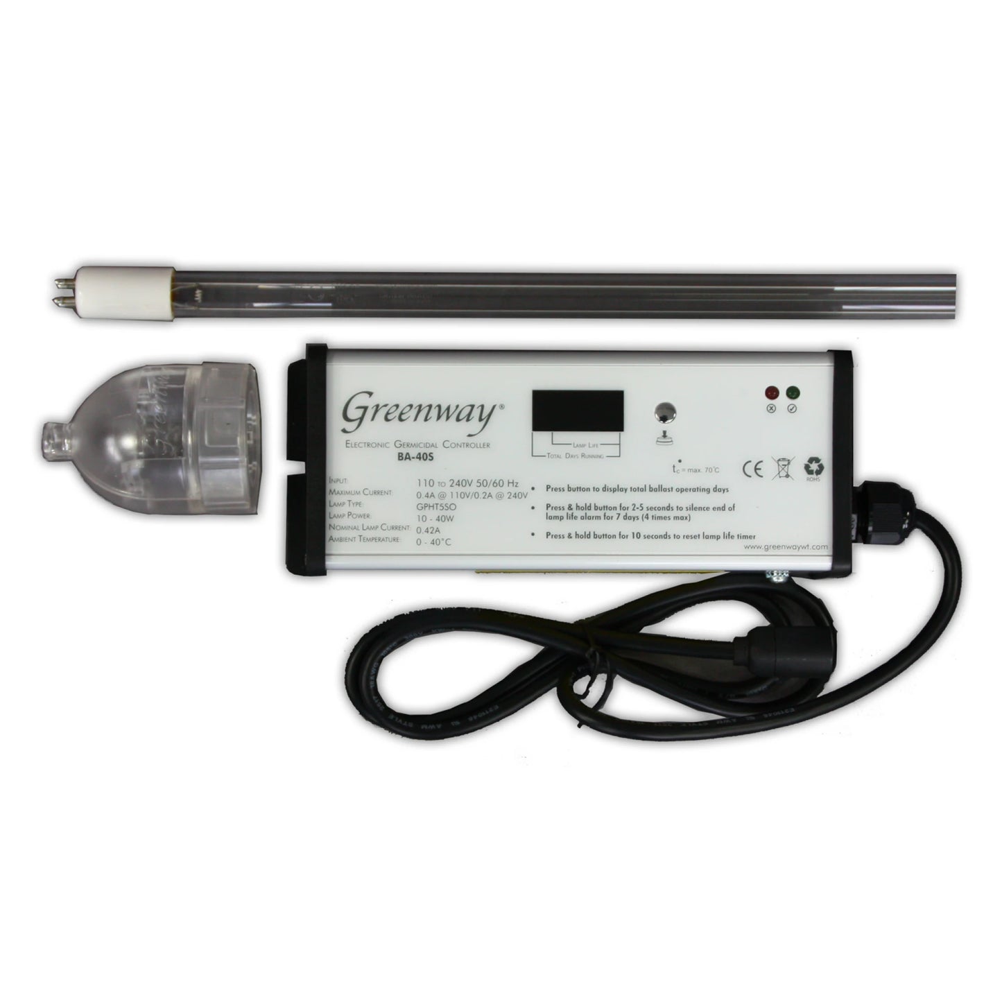 Greenway replacement ballast Model: Model: GW_RETROKIT