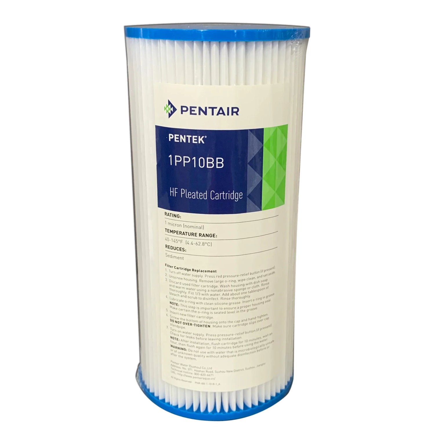 Pleated cartridges