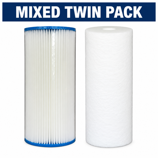10" Jumbo Sediment Filter Twin Pack – 20 + 5 Micron