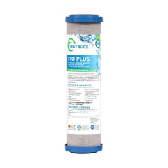 CTO Plus MatrikxPremium MATRIKX® Carbon Block Filter Cartridge 5 micron 10”